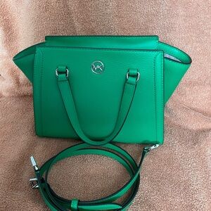 Michael Kors Vibrant Green Satchel
